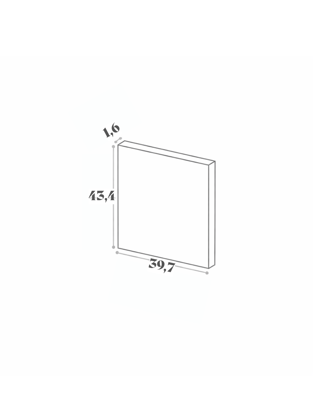 Panneau de finition - 39x43