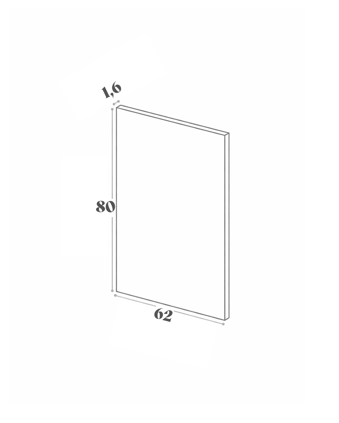 Panneau de finition - 62x80