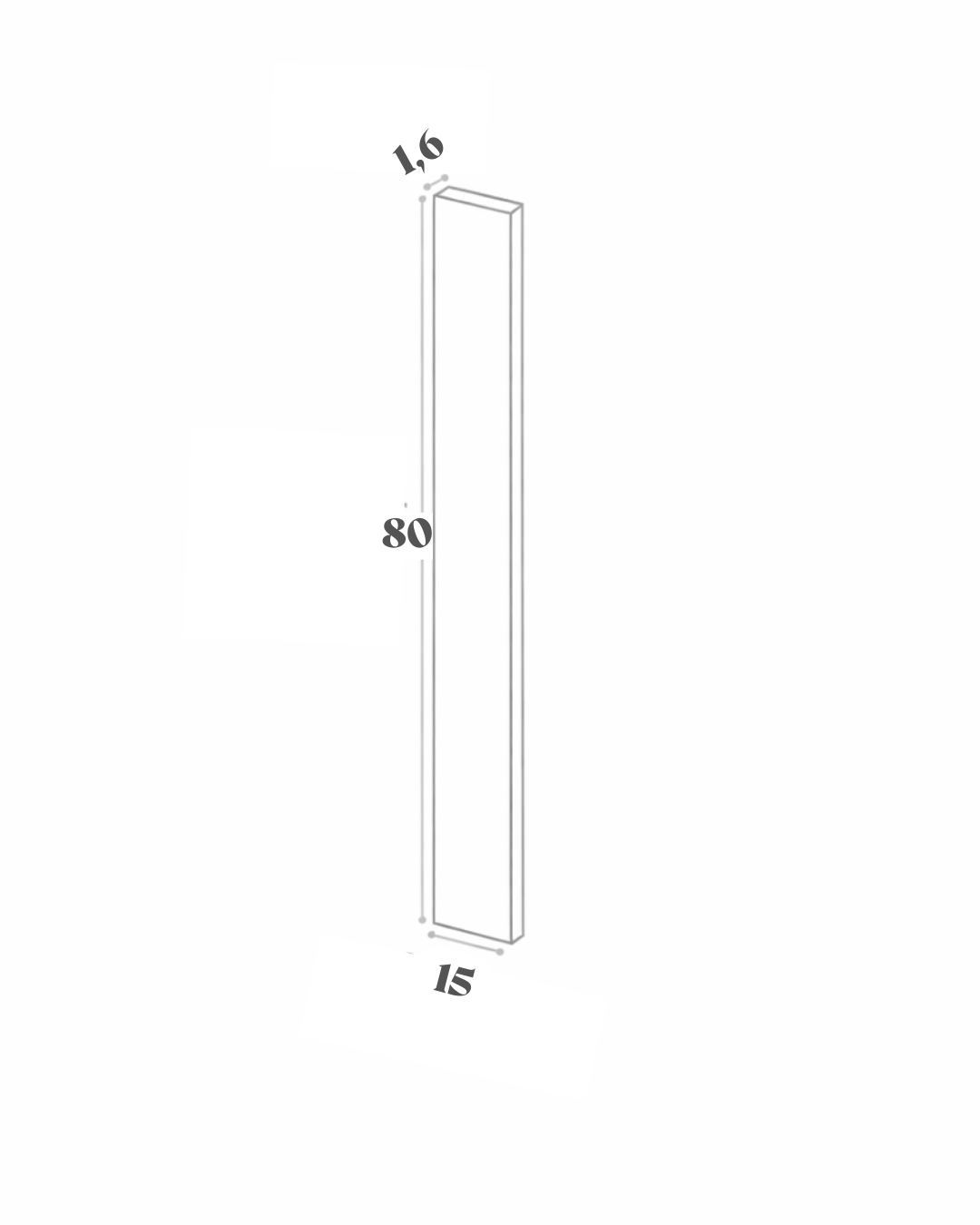 Panneau de finition - 15x80