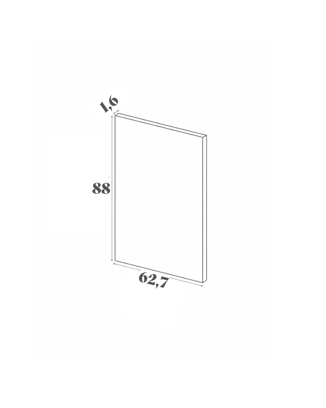 Panneau de finition - 63x88