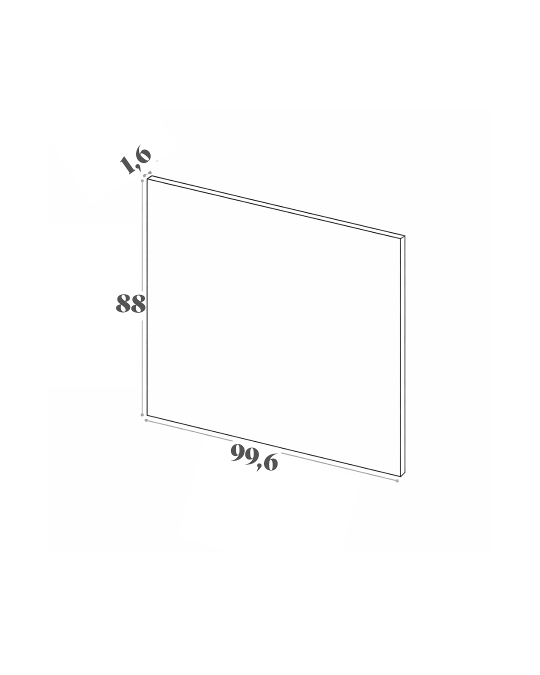 Panneau de finition - 99x88