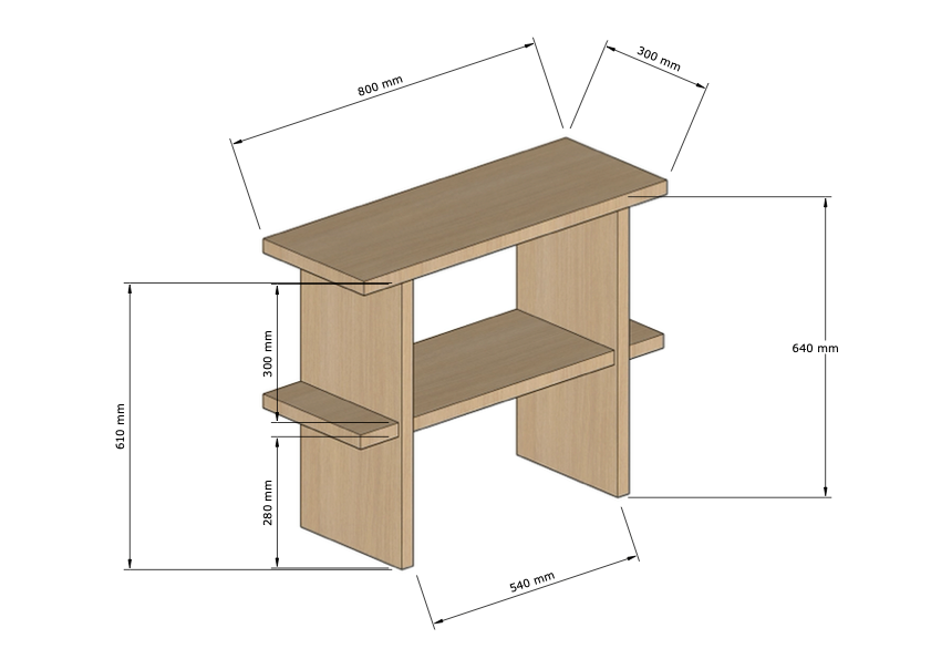 Notre indémodable console Nicole